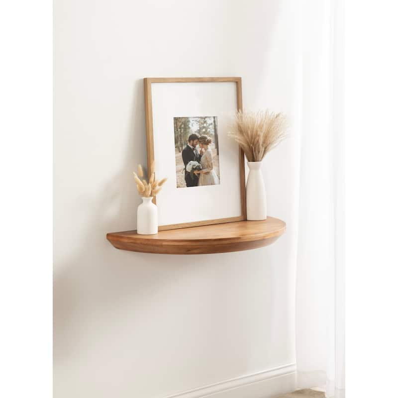 Kate and Laurel Colter Wood Floating Table Shelf