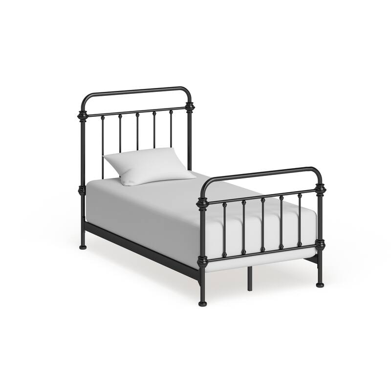 Giselle Antique Dark Bronze Iron Metal Bed by iNSPIRE Q Classic - Twin