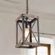 preview thumbnail 1 of 10, Modern Farmhouse 1-Light Wood Pendant Rustic Island Lights for Dining Room