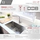 preview thumbnail 21 of 22, STYLISH 30 inch Stainless Steel 16G Undermount Kitchen Sink with Grid - Brushed Stainless Steel - 30" x 18" x 10"