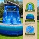 preview thumbnail 7 of 6, XJUMP Commercial Grade 45' Tropical Wet/Dry Obstacle with Dual Lane Slide and Deep Pool Two Pieces Kids and Adults (with Blower)
