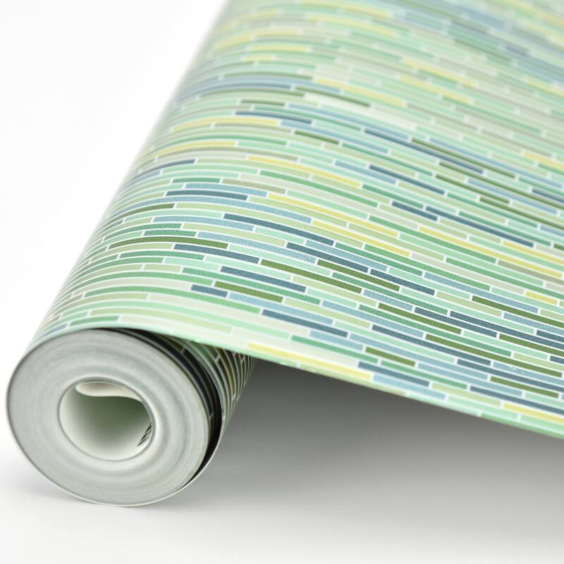 A-Street Prints Essence Light Blue Linen Texture Wallpaper