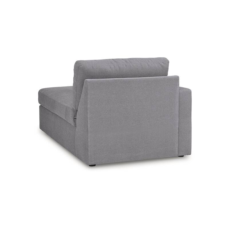 Signature Design by Ashley Modmax Gray 5-Piece Double Chaise Sectional - 174" W x 68" D x 36" H