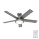 preview thumbnail 4 of 14, Hunter 52" Seawall Outdoor Ceiling Fan with LED Light Kit, Wall Control - Wet Rated!
