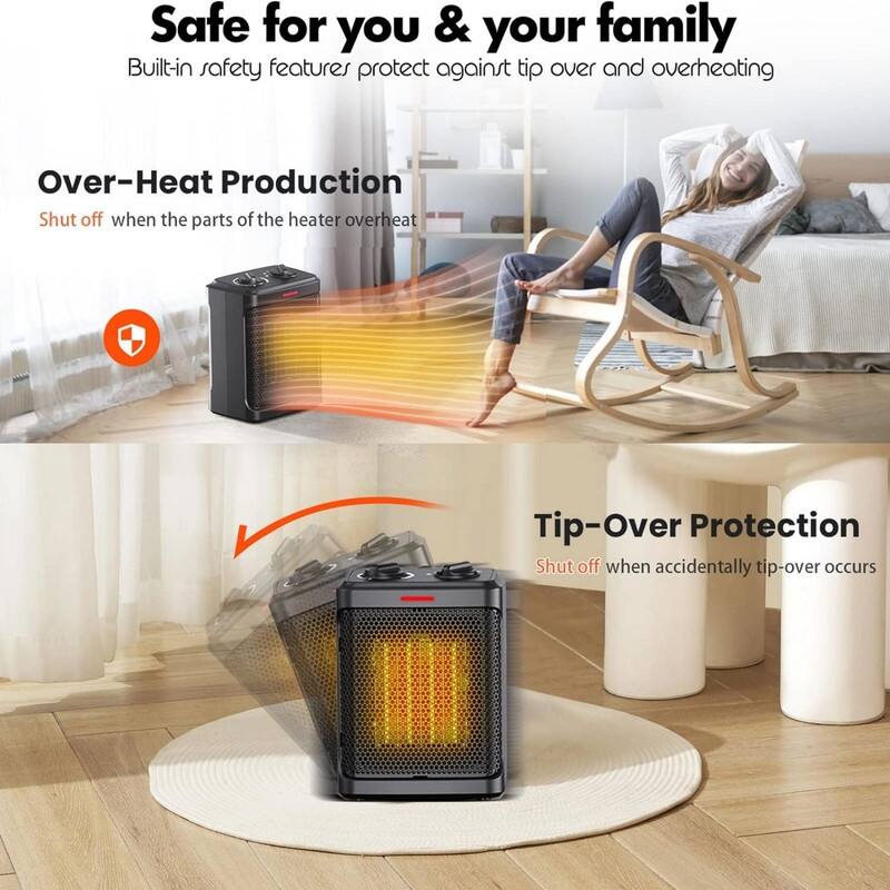 Compact Portable Ceramic Space Heater Bed Bath & Beyond 39021227