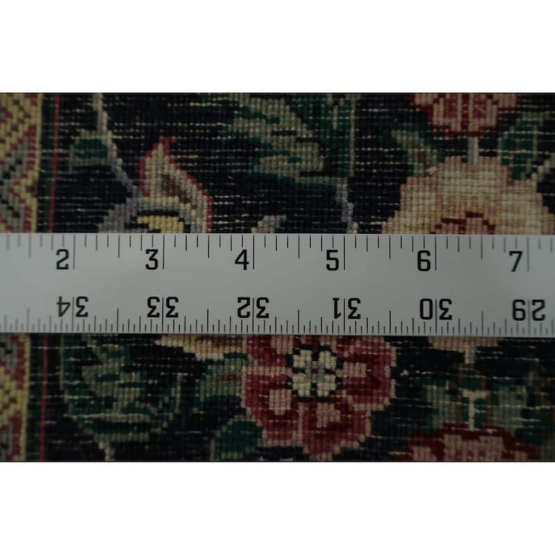 Hand Knotted Oriental 100% Wool Carpet Traditional Floral Beige & Ivories Aubusson Area Rug - 12' 3'' X 9' 1''