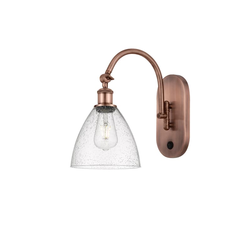 Innovations Lighting 518-1W-14-8 Bristol Sconce Bristol Glass 14" Tall