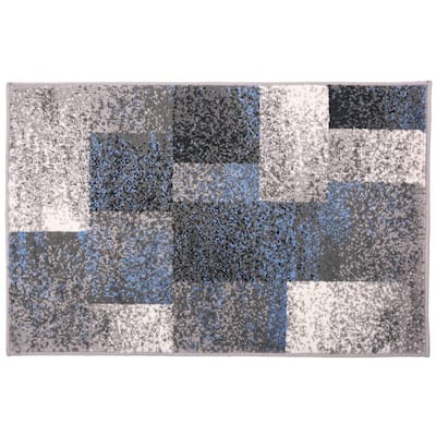 World Rug Gallery Modern Geometric Boxes Area Rug
