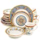 Euro Ceramica Duomo 16 Piece Dinnerware Set (Service for 4) - 16 Piece