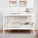preview thumbnail 35 of 41, Full over Full Wooden Bunk Bed,High Guardrail,Ladder,Kids Teens,Dorm