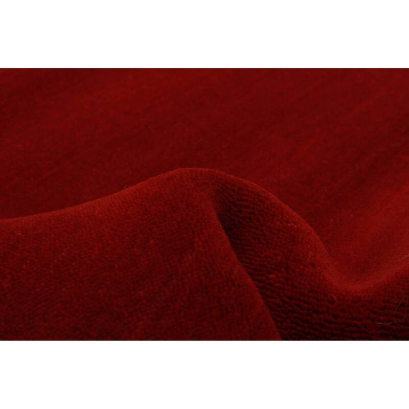 Kashkuli Gabbeh Red Rug 1'11" x 5'10" - 1'11 x 5'10