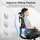 preview thumbnail 18 of 21, CabeVibe Ergonomic Home Office Desk Chair Breathable Mesh Chair Task Computer Chair - OdinLake