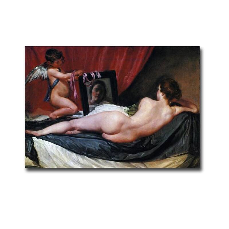 Rokeby Venus by Diego Velasquez Gallery Wrapped Canvas Giclee Art (20 in x 32 in)