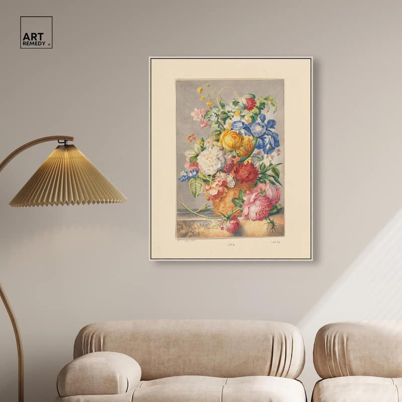 Bloemenstilleven 1777 Canvas by Art Remedy