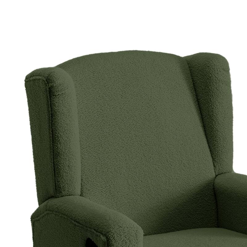Swivel Wingback Glider Rocker Nursery Recliner Chair