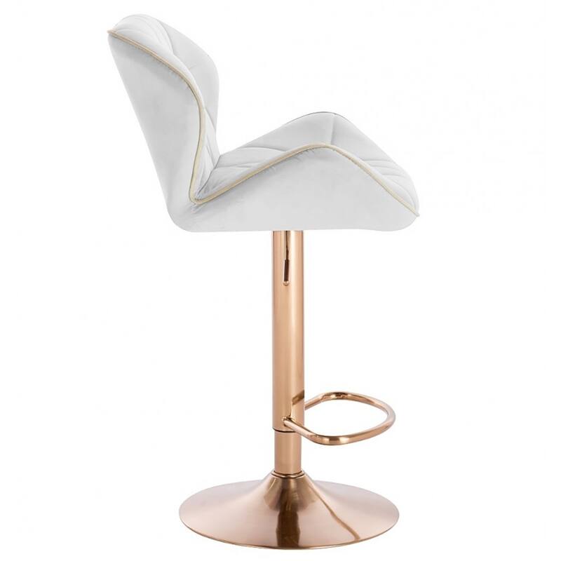 Modern Home Luxe Spyder Contemporary Adjustable Suede Barstool - Modern Comfortable Adjusting Height Counter/Bar Stool