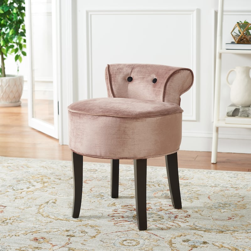 SAFAVIEH Aja Vanity Stool - 17.9" x 19" x 22.8" - 18Wx19Dx23H