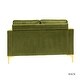 preview thumbnail 8 of 71, Clos 51'' Modern Upholstered Sofa with Golden Legs by HULALA HOME