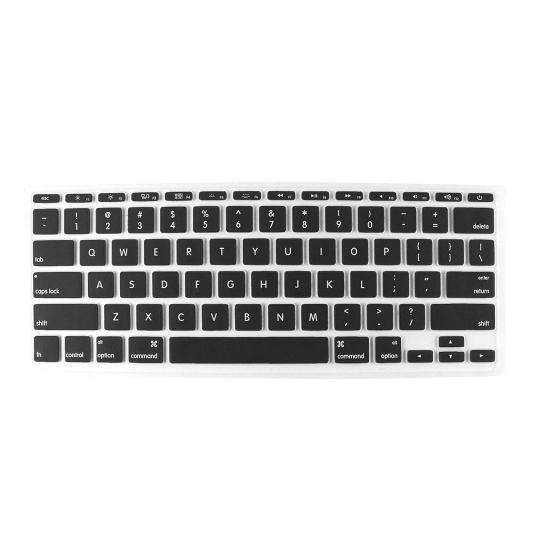 NA Blue Clear Letter Printed Silicone Keybord Film Protector for PC