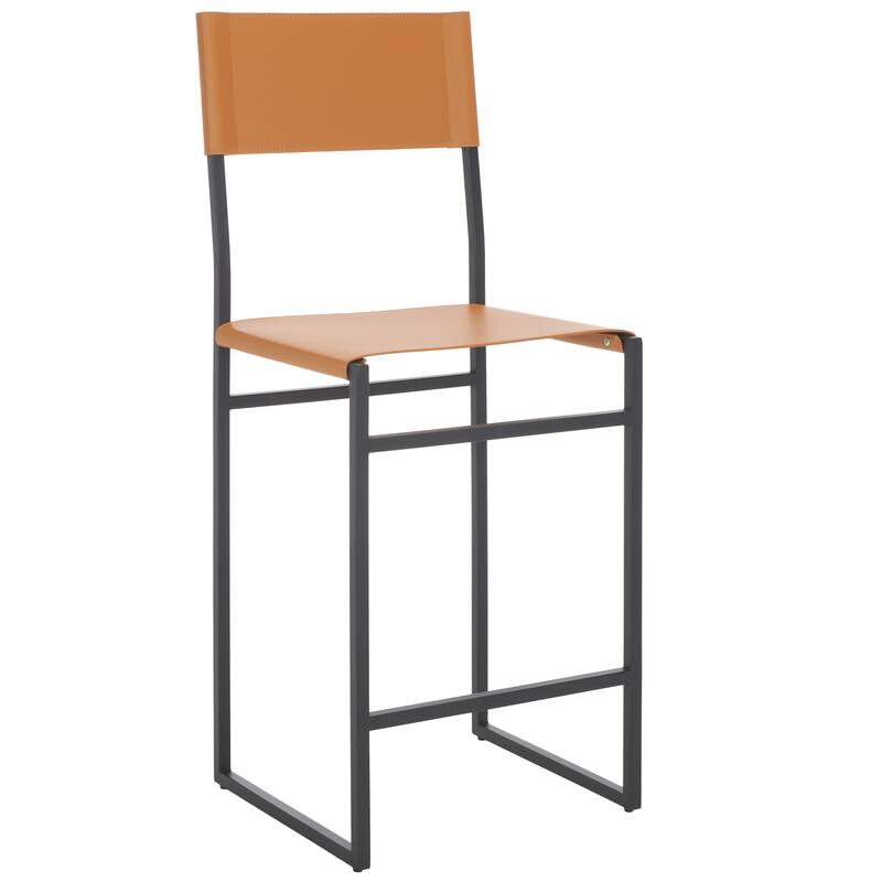 SAFAVIEH Valeria 26-inch Counter Stool (Fully Assembled) - 18 In. W x 18 In. D x 43 In. H - 18Wx18Dx43H