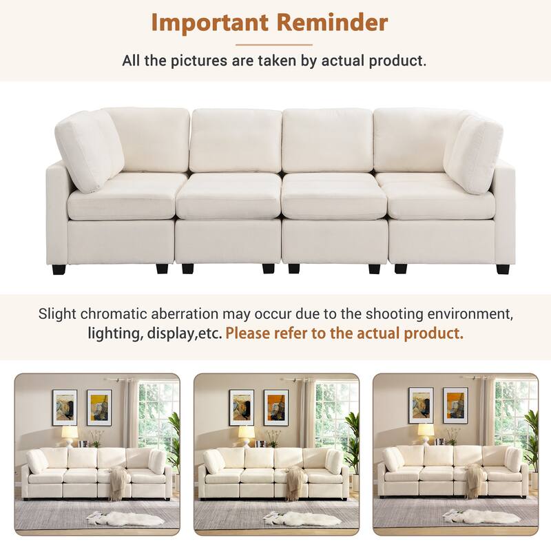 Living Room Chenille U-shaped Sectional Sofa, Pull out Sofa Bed with 2 USB Ports, 3 Back Pillows and Storage Chaise