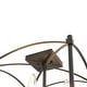 preview thumbnail 24 of 26, French Farmhouse Candle Curved Cage Ceiling Light 14.6in