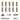 2.5 Watt G9 LED Bulb 4000K (Set of 10) - White