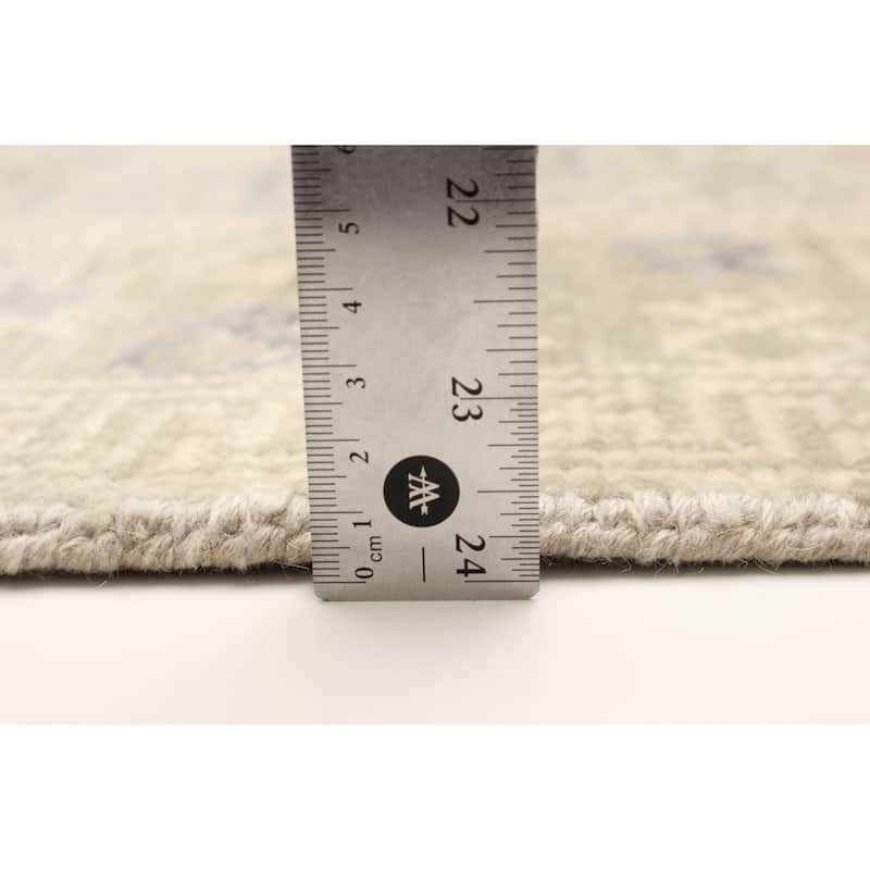 ECARPETGALLERY Hand-knotted Mamluk Grey Wool Rug - 5'2 x 7'9