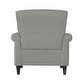 preview thumbnail 5 of 8, Copper Grove Herve Dove Grey Linen Arm Chair