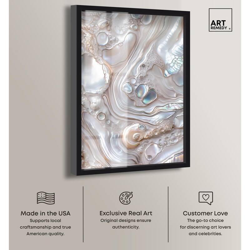 Fluid Preciousness II Shadowbox by Art Remedy