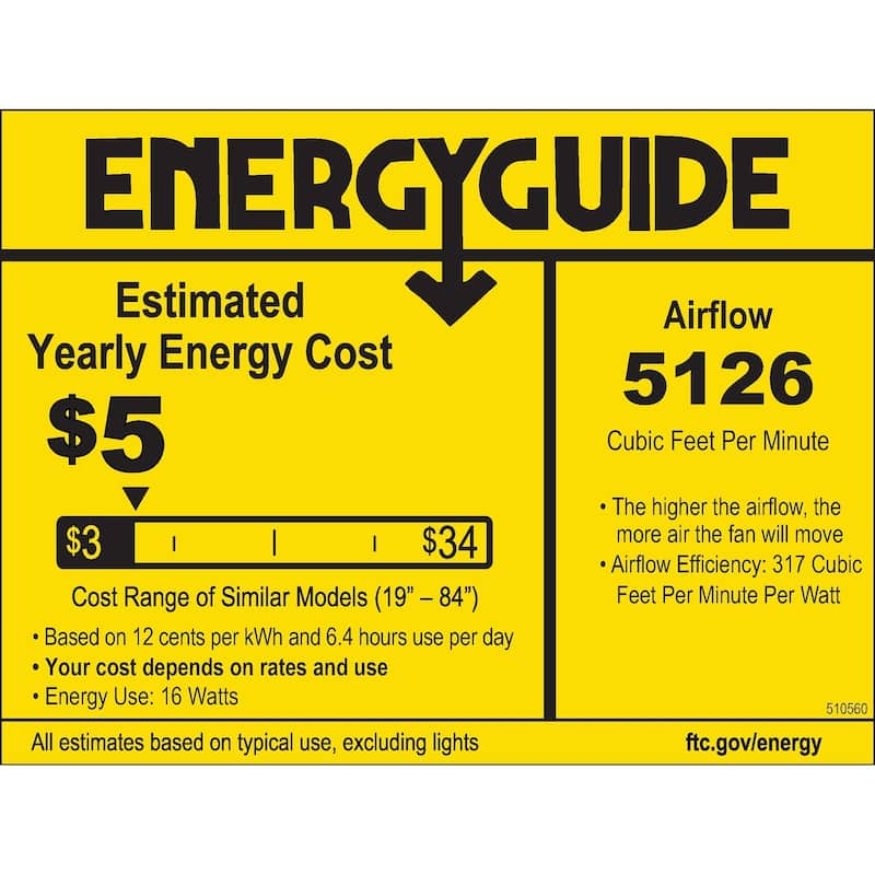 Kichler 310560 Mylo 60" 3 Blade Indoor LED Ceiling Fan