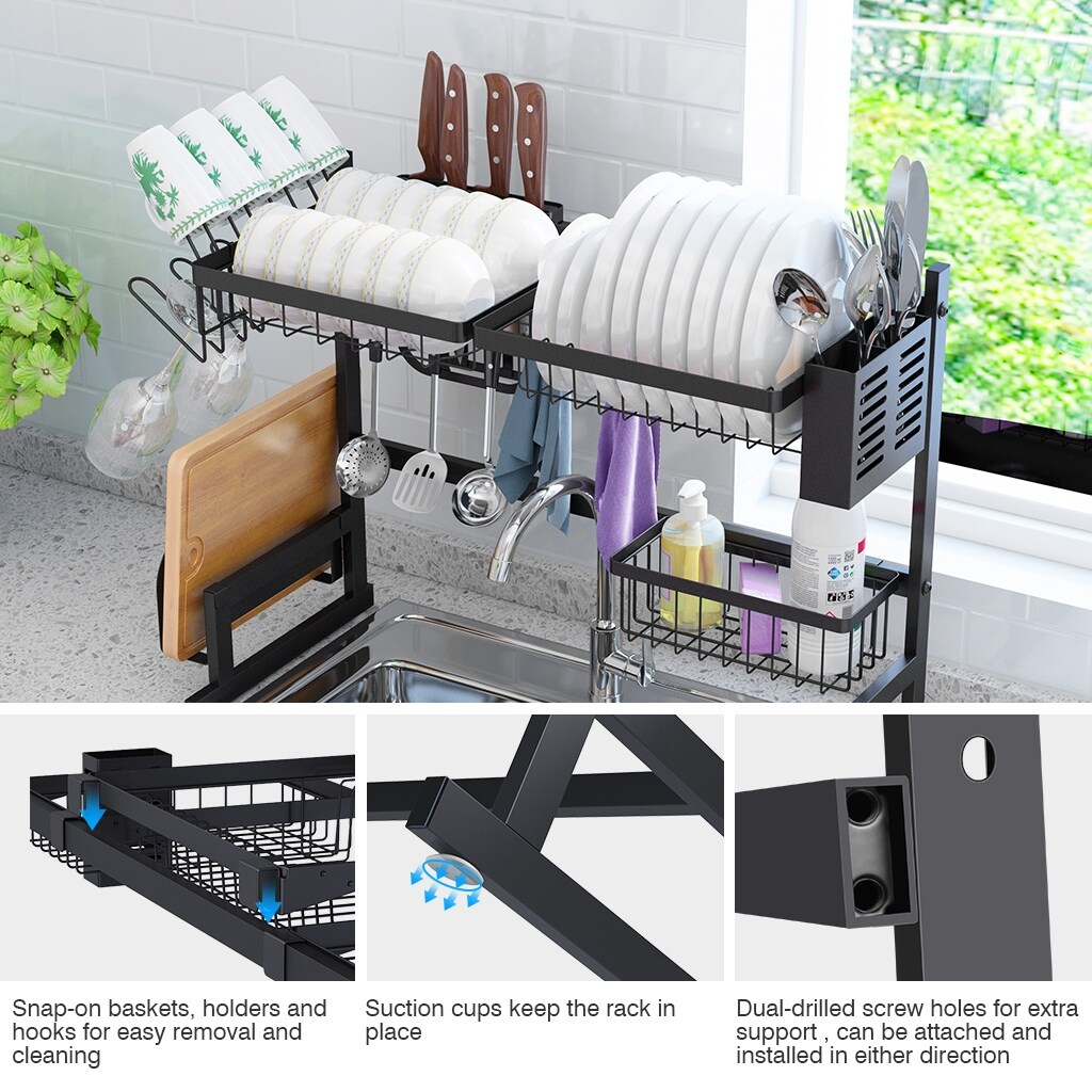 Over The Sink Dish Drying Rack (85cm) – Limitless