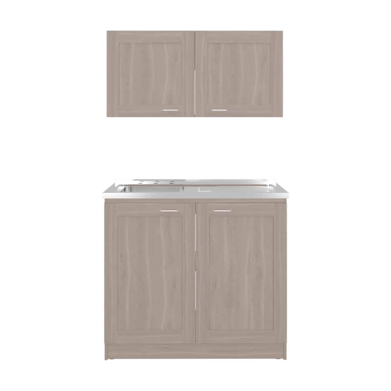 FM Furniture Perseus Cabinet Set, Two Parts Set