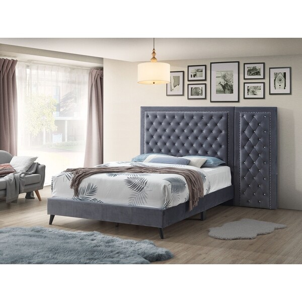 Velvet bed with sides Clearance