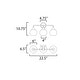 preview thumbnail 8 of 9, Maxim 21223MR Neve 3 Light 23" Wide Bath Vanity Light