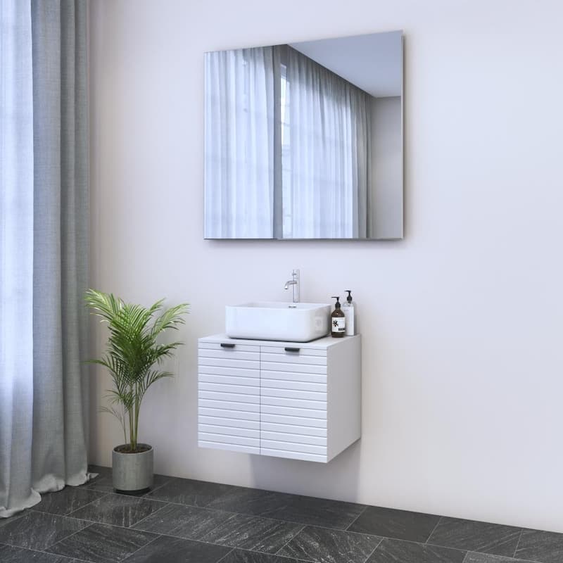 Capri 2D 60 Floating Bathroom Vanity (24" Width)