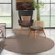 Nourison Positano Ombre Casual Modern Indoor/Outdoor Rug - 6' x Round - Natural