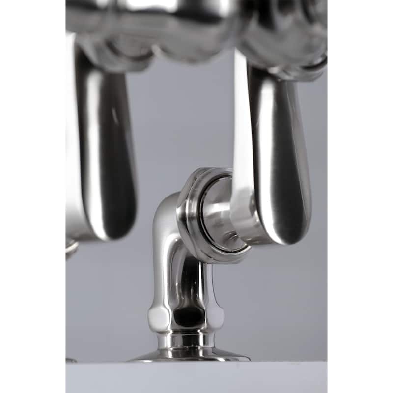Vintage Deck Mount Clawfoot Tub Faucet with Hand Shower