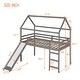 preview thumbnail 35 of 40, Kid-Friendly Design Twin Size Loft Bed with Ladder Kids Bed