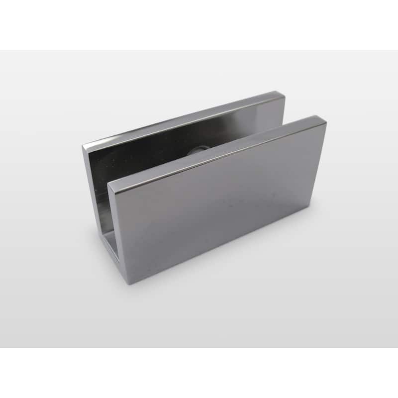 Glass Warehouse 78" x 46" x 40.5" Frameless 90 Degree Shower Enclosure - Wall Hinge