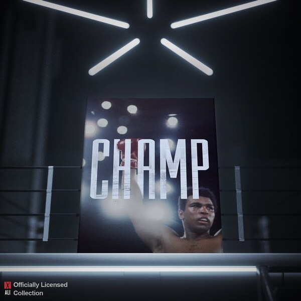IKONICK Muhammad Ali - Champ Canvas Art