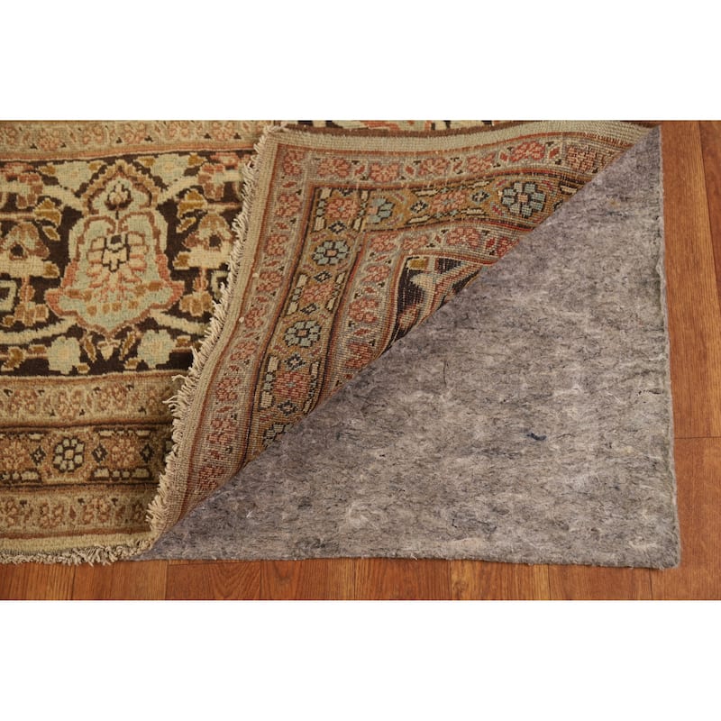 Vegetable Dye Tabriz Haj Jalili Persian Rug Hand-Knotted Wool Carpet - 9'3"x 12'9"