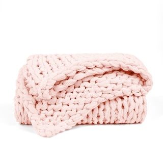Soft Handmade Chunky Knit Throw Blanket