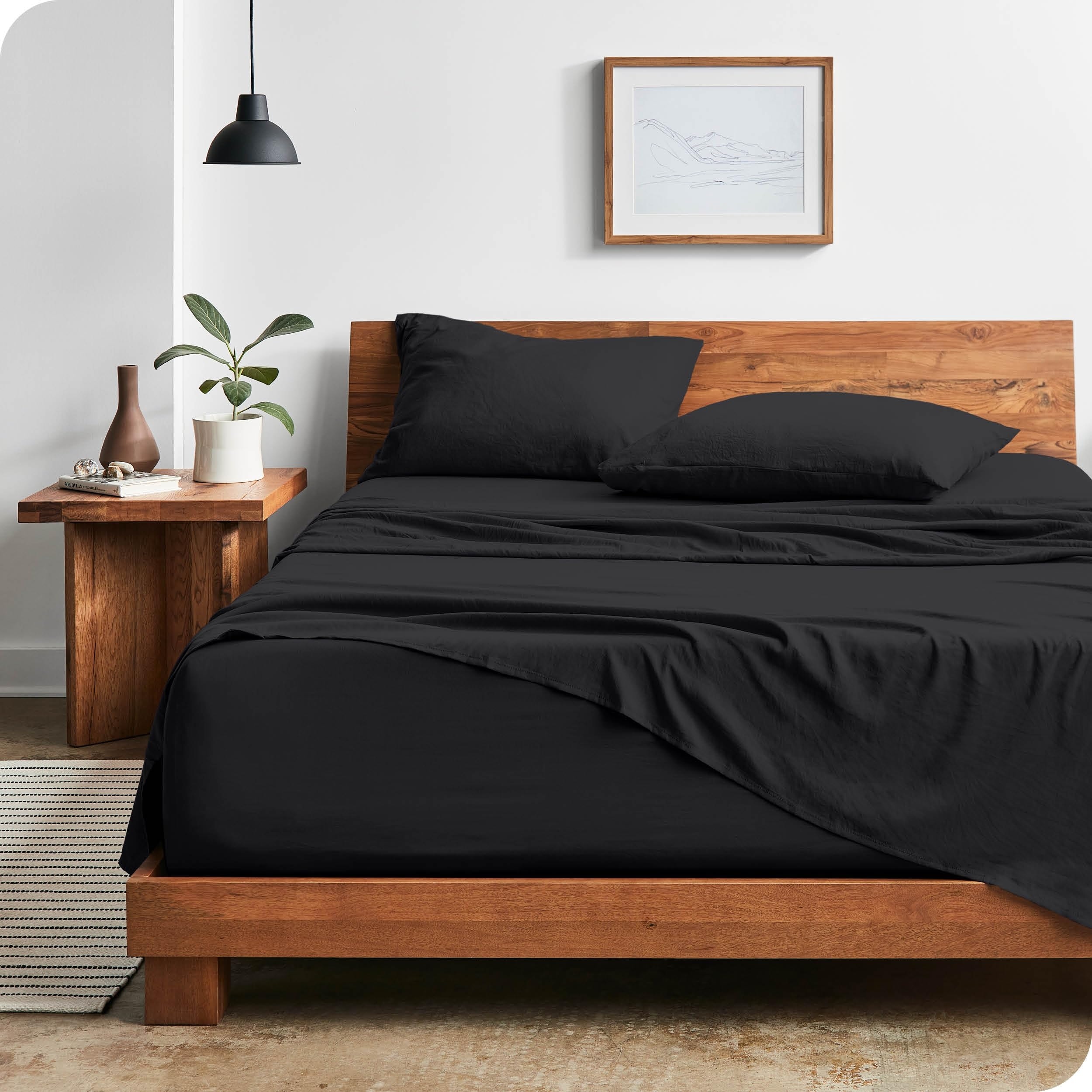 Washed King Sheet Set Premium 1800 Ultra Soft Microfiber Bed Sheets Double Brushed Hypoallergenic Stain Resistant