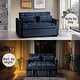 preview thumbnail 29 of 27, 3 in 1 Velvet Sofa Bed with Adjustable Backrest
