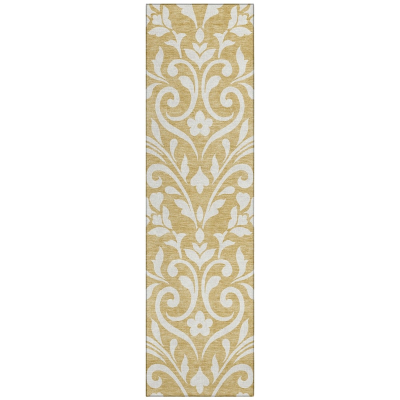 Machine Washable Indoor/ Outdoor Chantille Traditional Rug