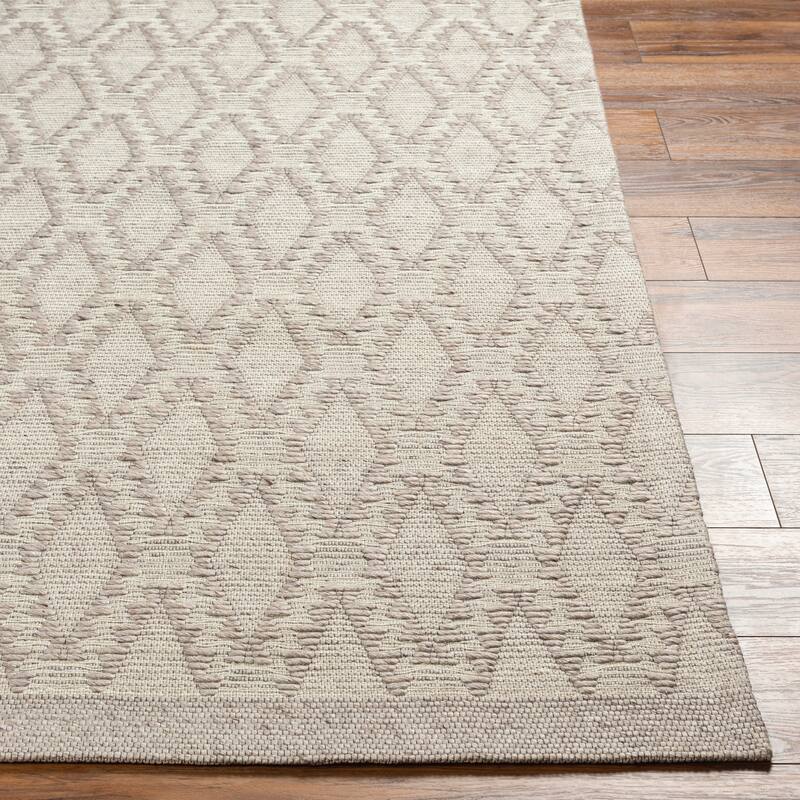 Nattie Handmade Trellis Wool & Recycled PET Area Rug
