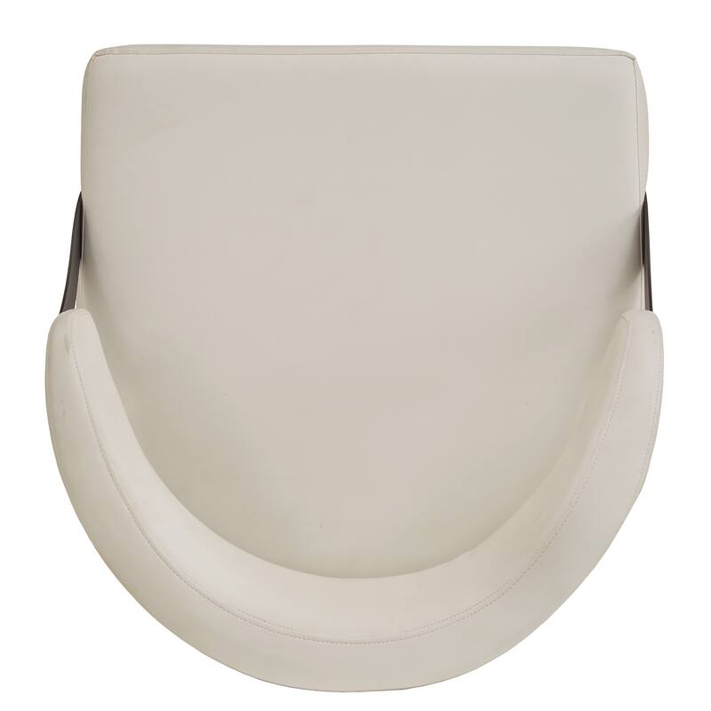 Bacalar Black Finish Metal Round Counter Height Table with Vegan Leather Swivel Chair Set by iNSPIRE Q Modern