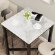 preview thumbnail 12 of 19, 42" Tall Pub Square Bar Table Sintered Stone Top Dining Table - 28"W x 28"D x 42"H