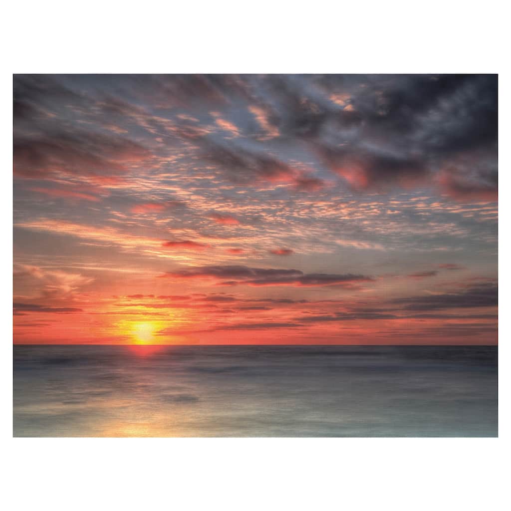 Atlantic Sunrise No. 9 by Robert J. Amoruso Canvas Art Print